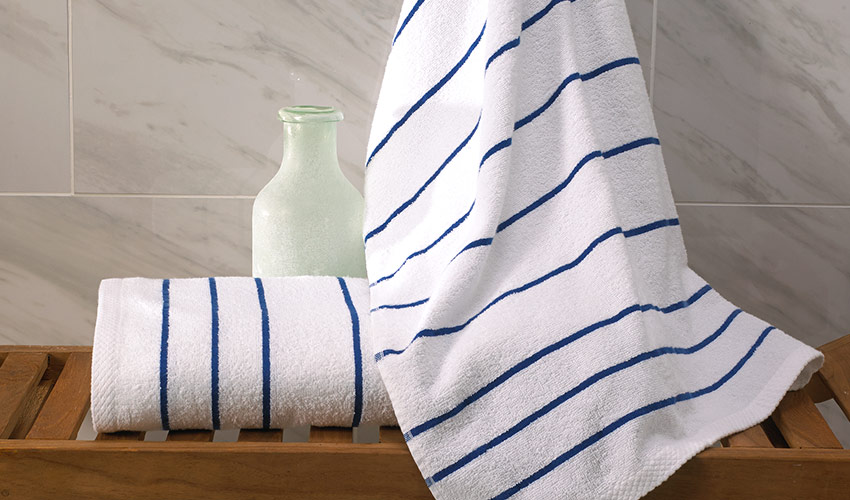 Mini Stripe Pool Towel  Shop Pool Towels, Robes, Coco Mango Bath